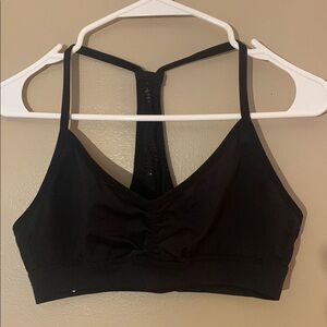 PINK Black Racerback Bra